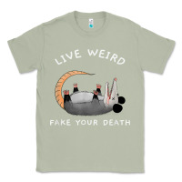 Matcha funny opossum possum tee live weird fake your death t shirt Classic Tee - linhVisuals