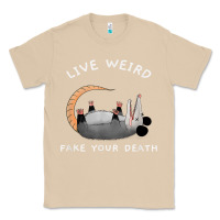 Mushroom funny opossum possum tee live weird fake your death t shirt Classic Tee - linhVisuals