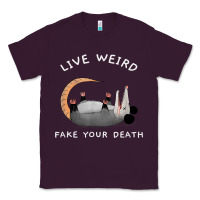 Plum funny opossum possum tee live weird fake your death t shirt Classic Tee - linhVisuals