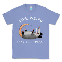 Colony Blue funny opossum possum tee live weird fake your death t shirt Classic Tee - linhVisuals