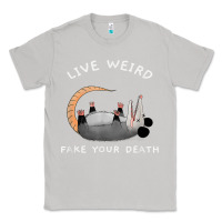 Moon Dust funny opossum possum tee live weird fake your death t shirt Classic Tee - linhVisuals