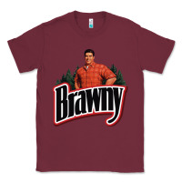 Burgundy brawny paper towel guy Classic Tee - linhVisuals