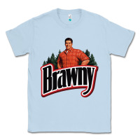 Dusty Blue brawny paper towel guy Classic Tee - linhVisuals