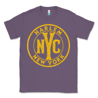 Lavender harlem new york nyc vintage sign distressed amber print t shirt Classic Tee - linhVisuals