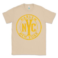 Mushroom harlem new york nyc vintage sign distressed amber print t shirt Classic Tee - linhVisuals