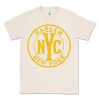 Natural harlem new york nyc vintage sign distressed amber print t shirt Classic Tee - linhVisuals
