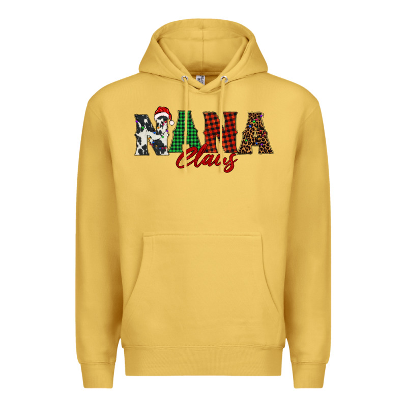 Nana Claus Premium Hoodie by BarkalooDesign | Teevron