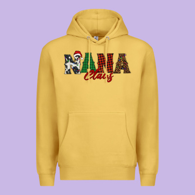Nana Claus Premium Hoodie Designed By Barkaloodesign
