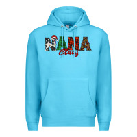 Ocean Blue nana claus Premium Hoodie - BarkalooDesign
