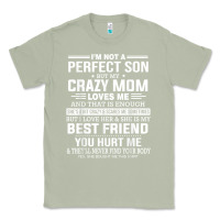 Matcha i'm not a perfect son but my crazy mom loves me mother's day t shirt Classic Tee - linhVisuals