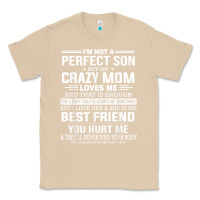 Mushroom i'm not a perfect son but my crazy mom loves me mother's day t shirt Classic Tee - linhVisuals
