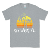 Heather Grey retro key west t shirt florida beach shirt Classic Tee - linhVisuals