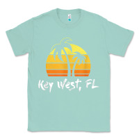 Seafoam retro key west t shirt florida beach shirt Classic Tee - linhVisuals