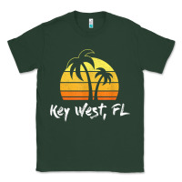 Sports Green retro key west t shirt florida beach shirt Classic Tee - linhVisuals