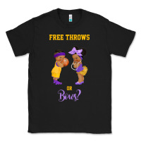 Black free throws or bows basketball baby gender reveal t shirt Classic Tee - linhVisuals