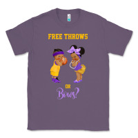 Lavender free throws or bows basketball baby gender reveal t shirt Classic Tee - linhVisuals
