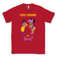 Red free throws or bows basketball baby gender reveal t shirt Classic Tee - linhVisuals