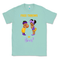 Seafoam free throws or bows basketball baby gender reveal t shirt Classic Tee - linhVisuals