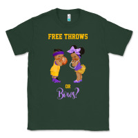 Sports Green free throws or bows basketball baby gender reveal t shirt Classic Tee - linhVisuals