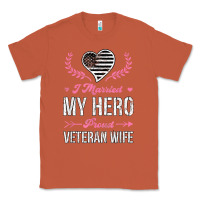 Copper i married my hero proud veteran wife usa military husband t shirt Classic Tee - linhVisuals
