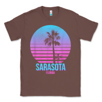 Chestnut sarasota florida vintage retro palm tree t shirt Classic Tee - linhVisuals