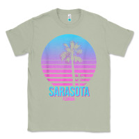 Matcha sarasota florida vintage retro palm tree t shirt Classic Tee - linhVisuals