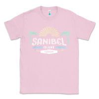 Bubblegum Pink sanibel island retro style florida t shirt Classic Tee - linhVisuals