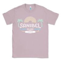 Lilac sanibel island retro style florida t shirt Classic Tee - linhVisuals