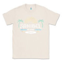 Natural sanibel island retro style florida t shirt Classic Tee - linhVisuals
