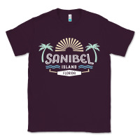 Plum sanibel island retro style florida t shirt Classic Tee - linhVisuals