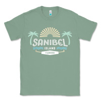 Sage sanibel island retro style florida t shirt Classic Tee - linhVisuals