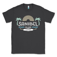 Sanibel Island Retro Style Florida T Shirt Classic Tee | Teevron