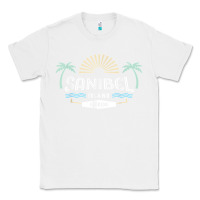 White sanibel island retro style florida t shirt Classic Tee - linhVisuals