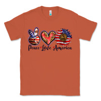 Copper peace love america Classic Tee - BarkalooDesign