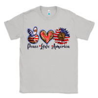 Moon Dust peace love america Classic Tee - BarkalooDesign