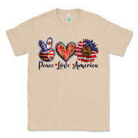 Mushroom peace love america Classic Tee - BarkalooDesign