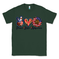 Sports Green peace love america Classic Tee - BarkalooDesign