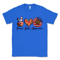 True Royal peace love america Classic Tee - BarkalooDesign