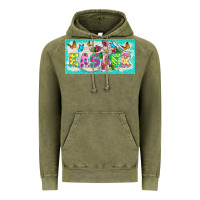 Vintage Olive easter cross license plate template Vintage Hoodie - BarkalooDesign