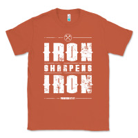 Copper iron sharpens iron proverbs christian bible verse religious pullover h Classic Tee - linhVisuals