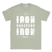 Matcha iron sharpens iron proverbs christian bible verse religious pullover h Classic Tee - linhVisuals