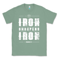 Sage iron sharpens iron proverbs christian bible verse religious pullover h Classic Tee - linhVisuals