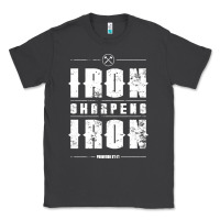 Smoke iron sharpens iron proverbs christian bible verse religious pullover h Classic Tee - linhVisuals