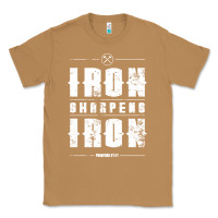 Toasted Coconut iron sharpens iron proverbs christian bible verse religious pullover h Classic Tee - linhVisuals