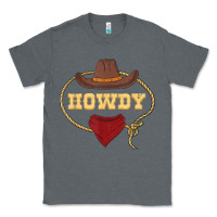 Charcoal Heather howdy shirt western rodeo country cowboy texan t shirt Classic Tee - linhVisuals