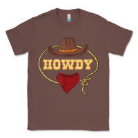 Chestnut howdy shirt western rodeo country cowboy texan t shirt Classic Tee - linhVisuals