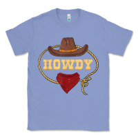 Colony Blue howdy shirt western rodeo country cowboy texan t shirt Classic Tee - linhVisuals