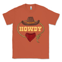 Copper howdy shirt western rodeo country cowboy texan t shirt Classic Tee - linhVisuals