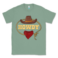 Sage howdy shirt western rodeo country cowboy texan t shirt Classic Tee - linhVisuals