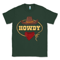 Howdy Shirt Western Rodeo Country Cowboy Texan T Shirt Classic Tee | Teevron